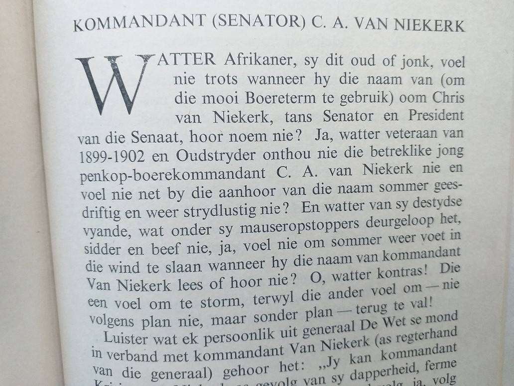 Met Generaal de Wet op kommando (deur sy seun Izak JC de Wet)