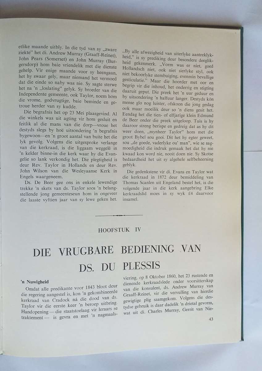 NG Kerk Cradock 1818-1968 (HC Hopkins)