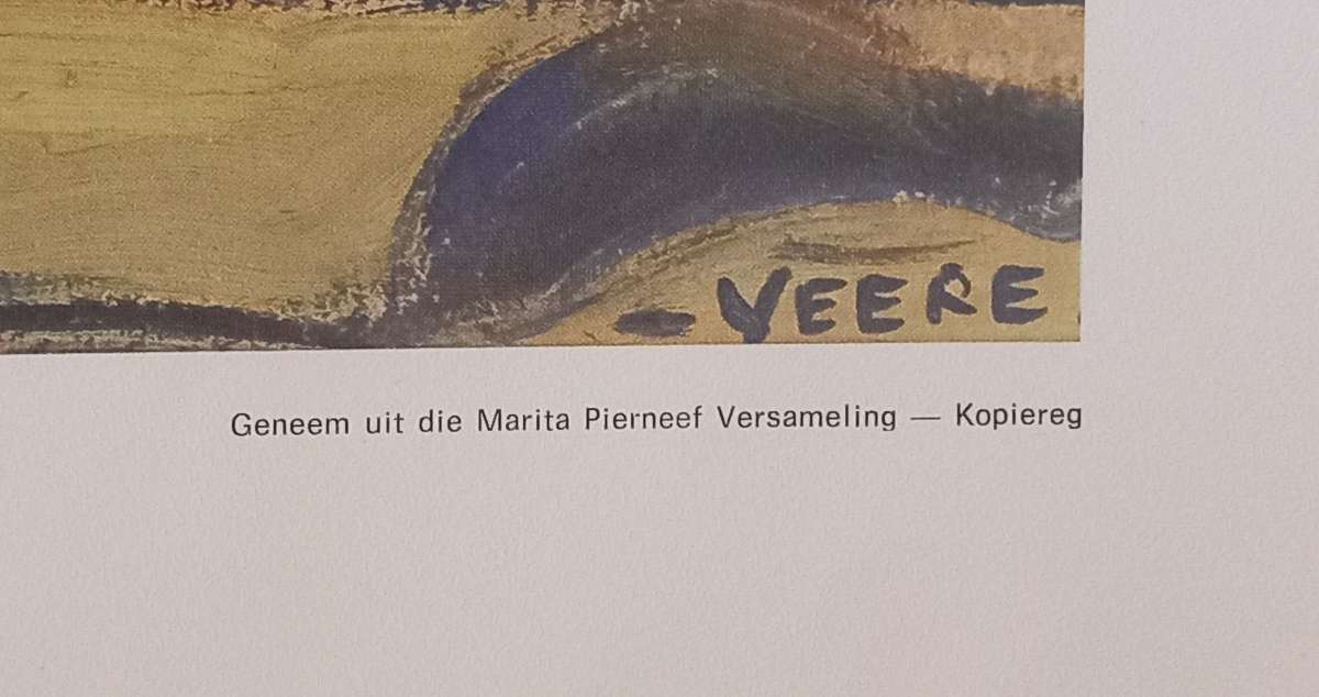 Colour Print JH Pierneef Church at Veere Netherlands 1925