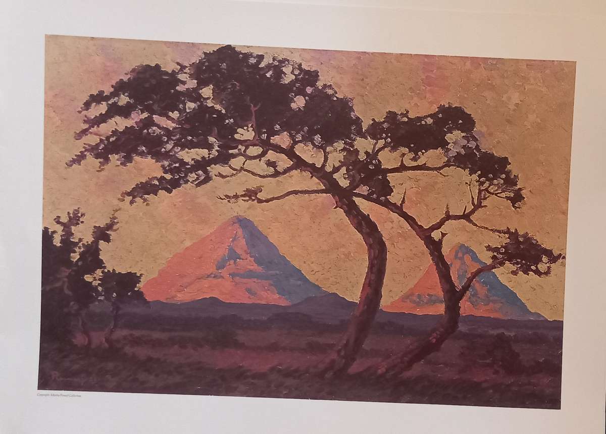 Colour Print JH Pierneef (South West Africa) landscape 1923