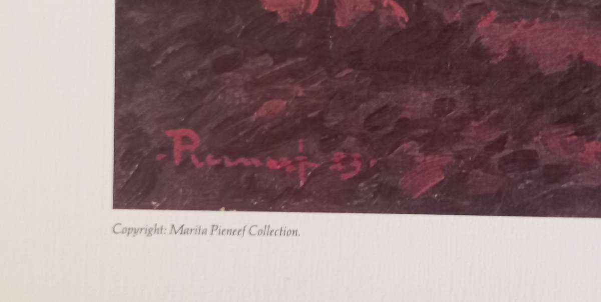 Colour Print JH Pierneef (South West Africa) landscape 1923