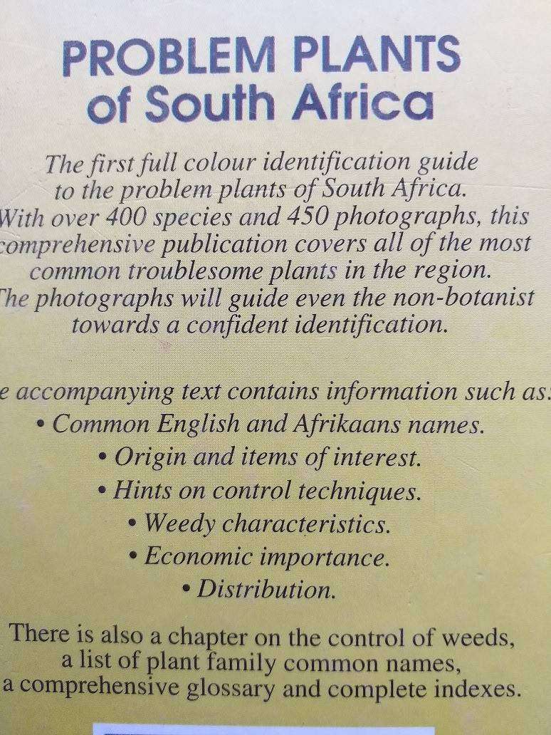 Problem plants of South Africa (Clive Bromilow) First Edition