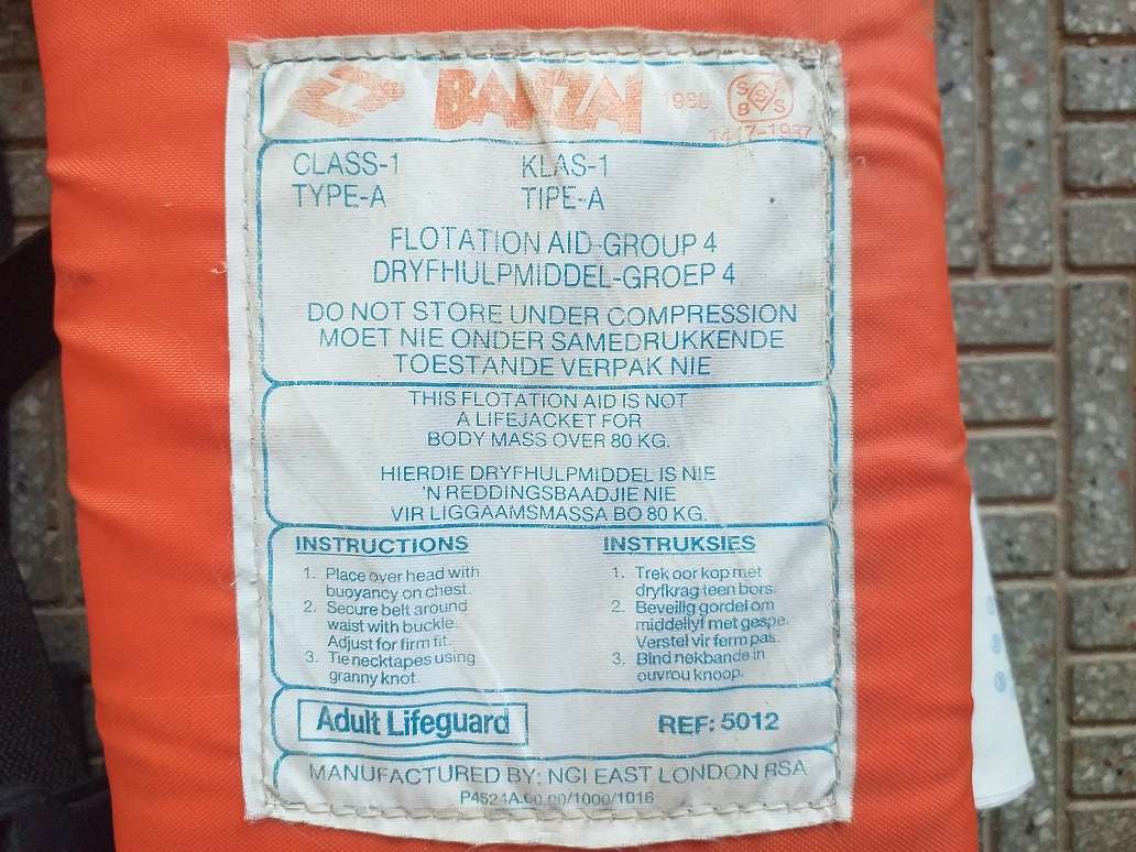 Two antique life jackets sold as a set