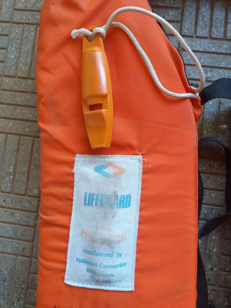 Two antique life jackets sold as a set