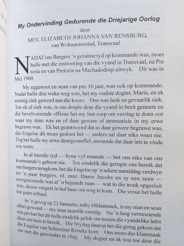 Stemme uit die vrouekampe (MM Postma) 2002 Bienedell Uitgawe