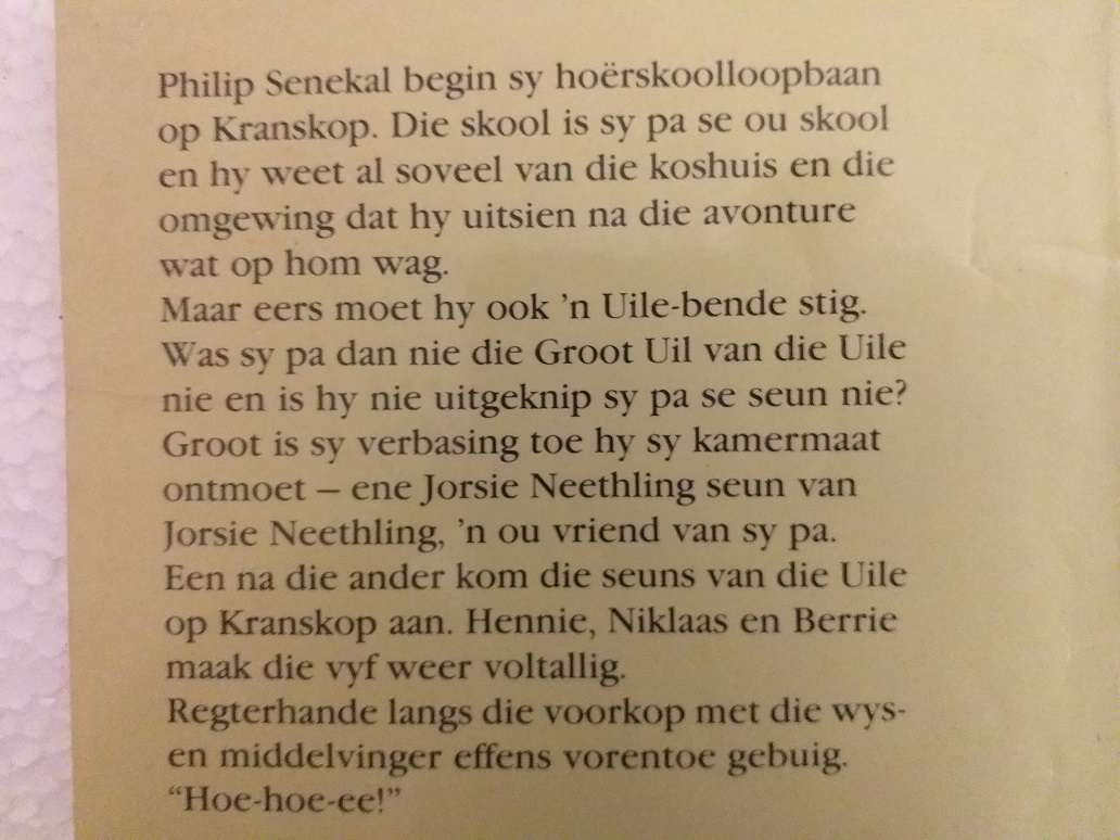 Die Uile vlieg weer (Cor Dirks) geteken outeur !