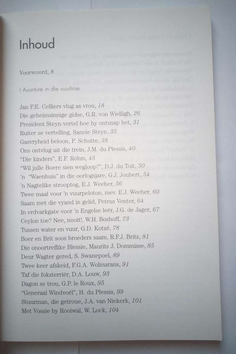 Veg en vlug (JC Steyn) Ware verhale uit die Anglo Boereoorlog