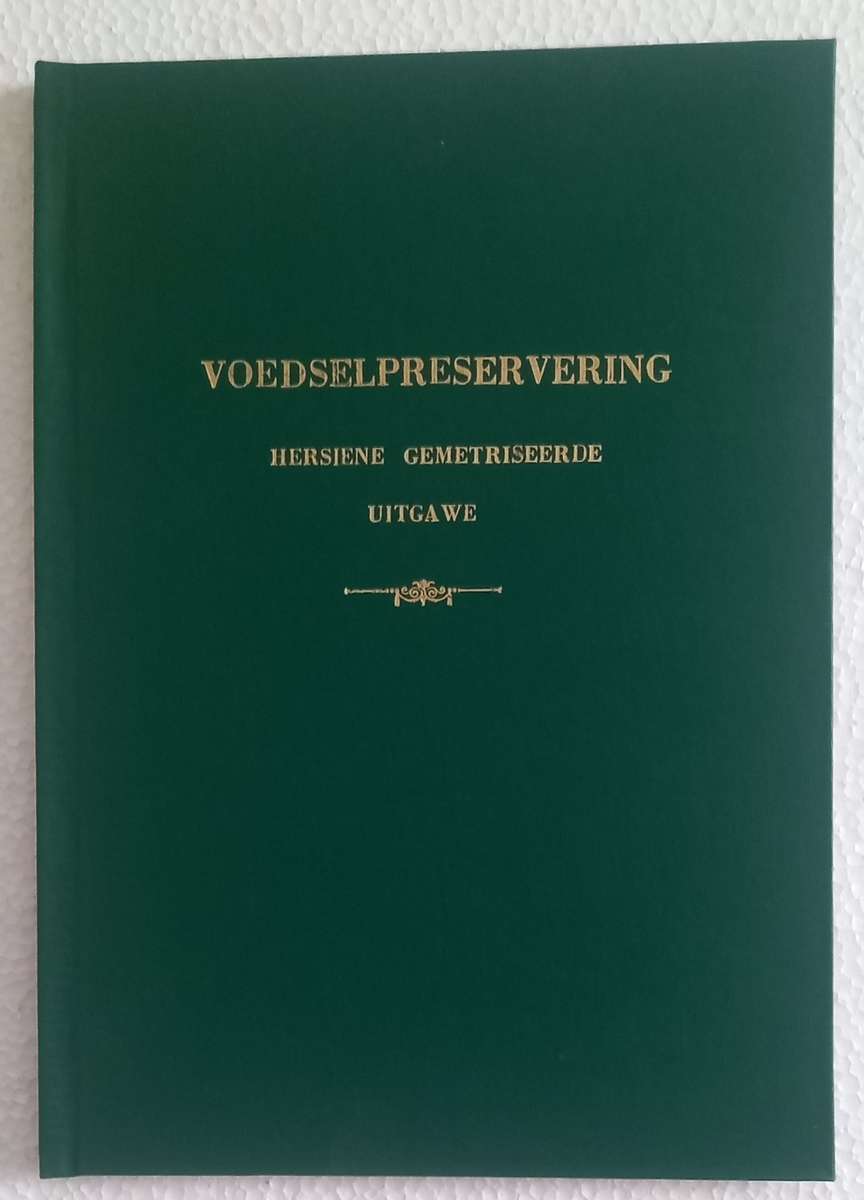 Voedselpreservering (Volksraad Tuisteskepping) 1986