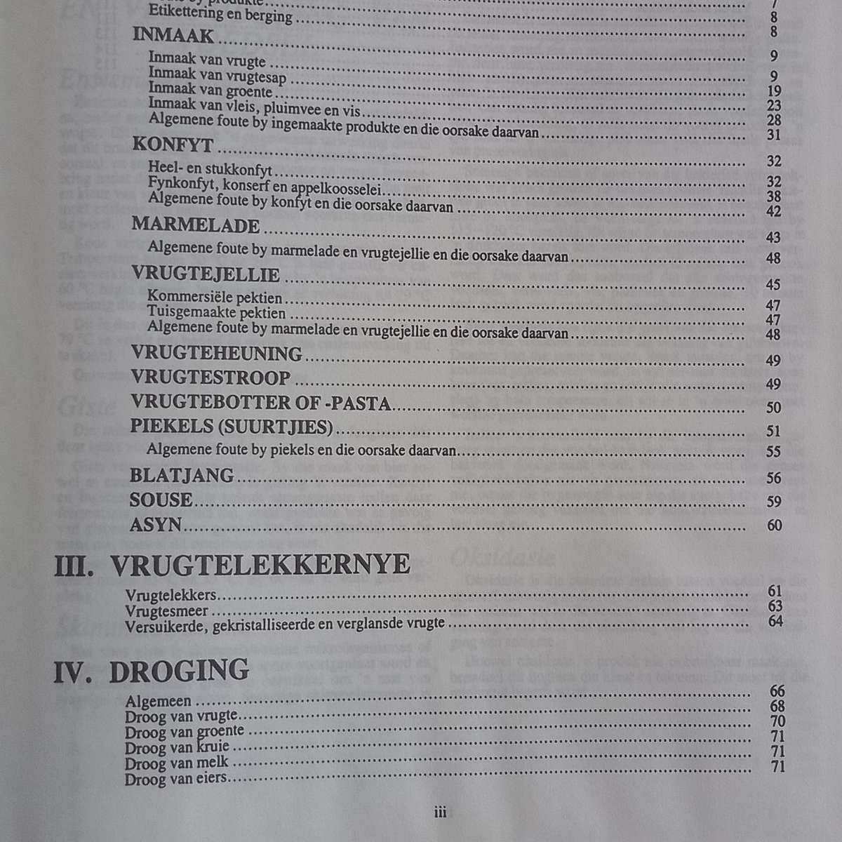Voedselpreservering (Volksraad Tuisteskepping) 1986