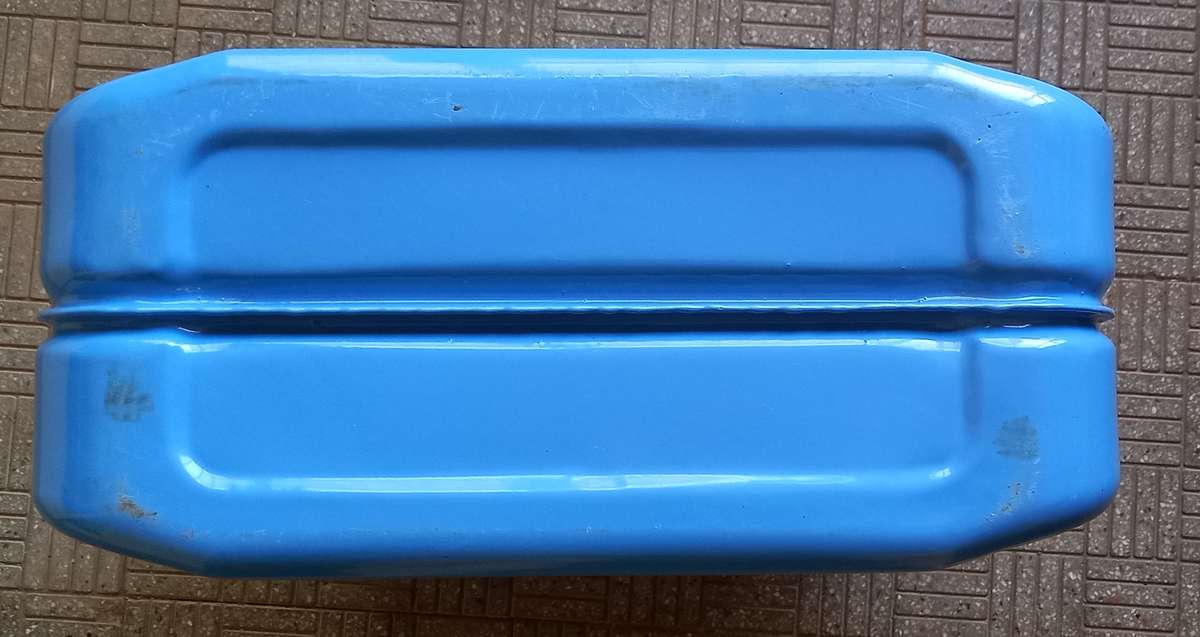 20 L Blue metal water jerry can as used by NATO forces (Pro  Quip)