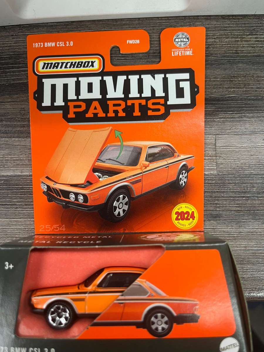 Matchbox BMW CSL moving parts import
