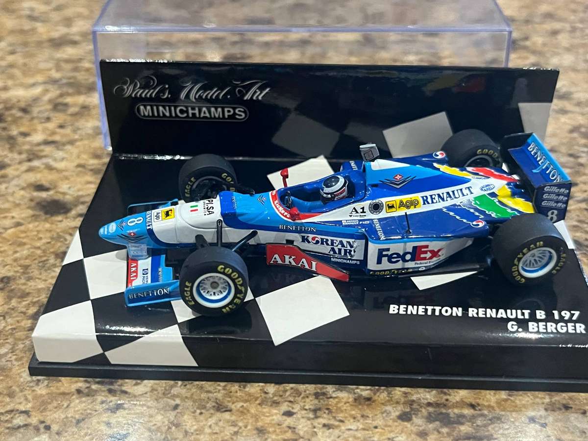 Minichamps Benetton Berger 1997.  1/43
