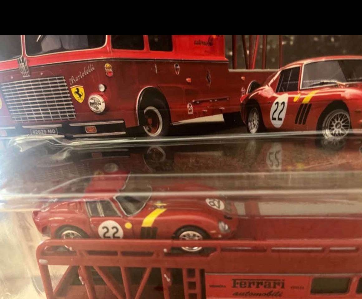 Hot wheels Ferrari with transporter