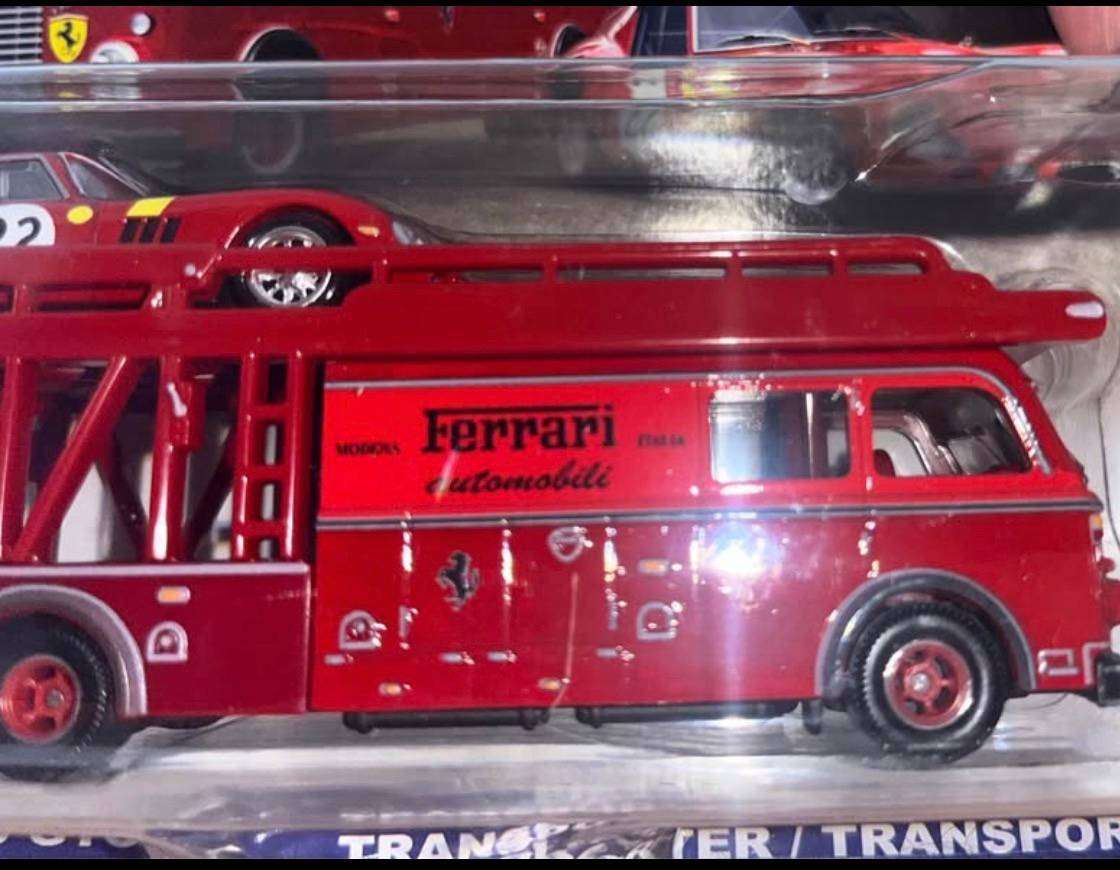 Hot wheels Ferrari with transporter