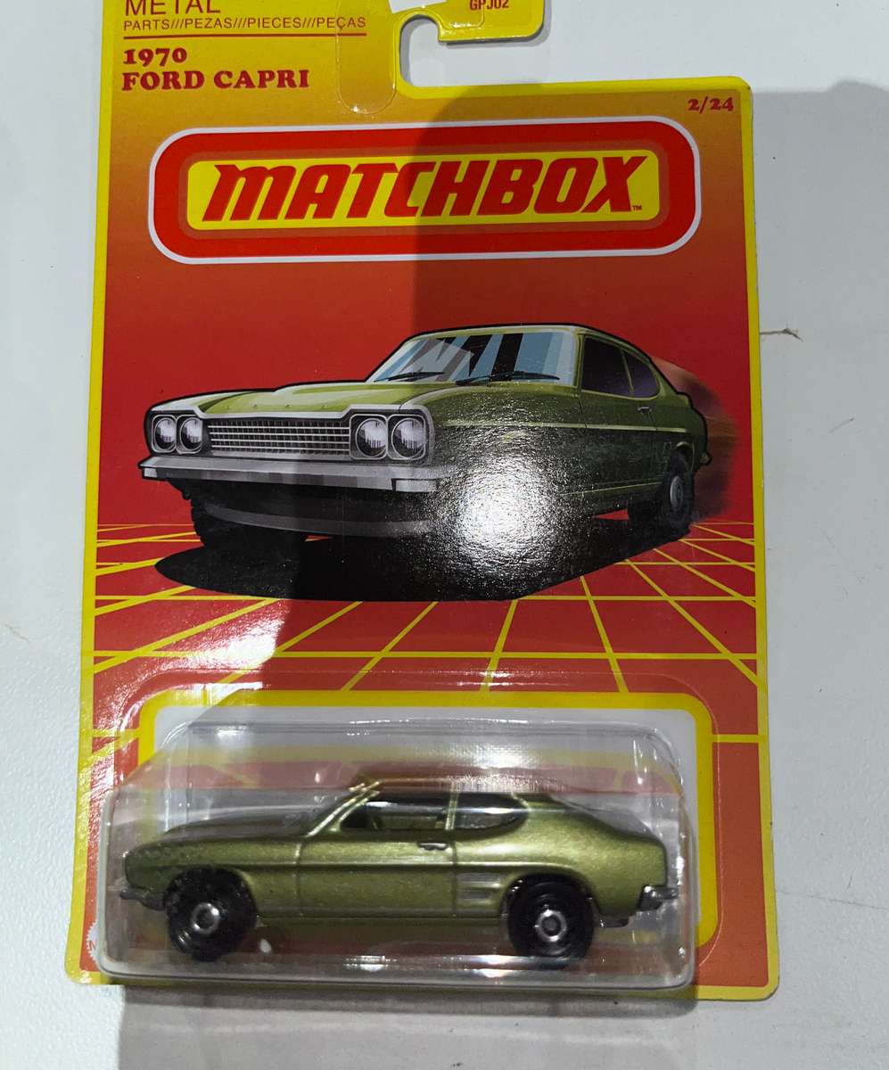 Matchbox ford capri green