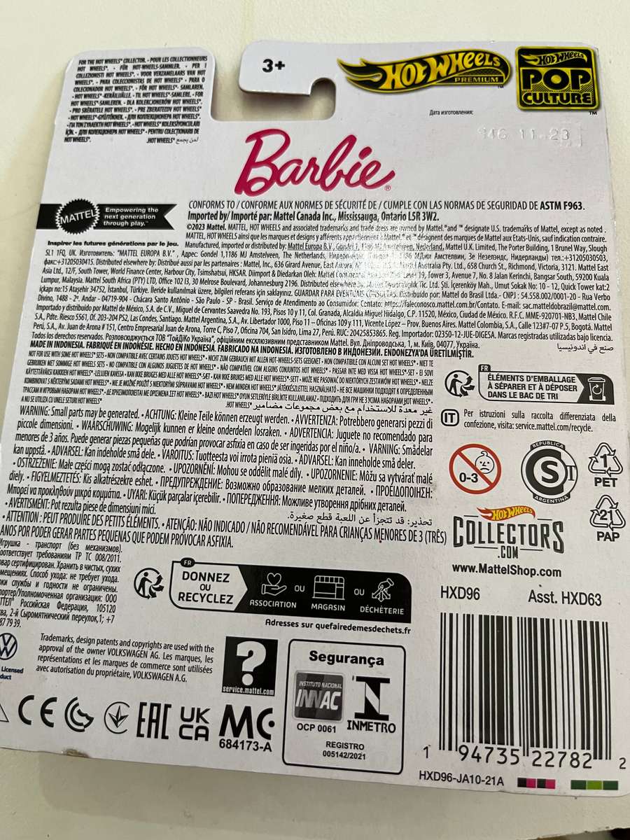 Hot Wheels Barbie Kool kombi