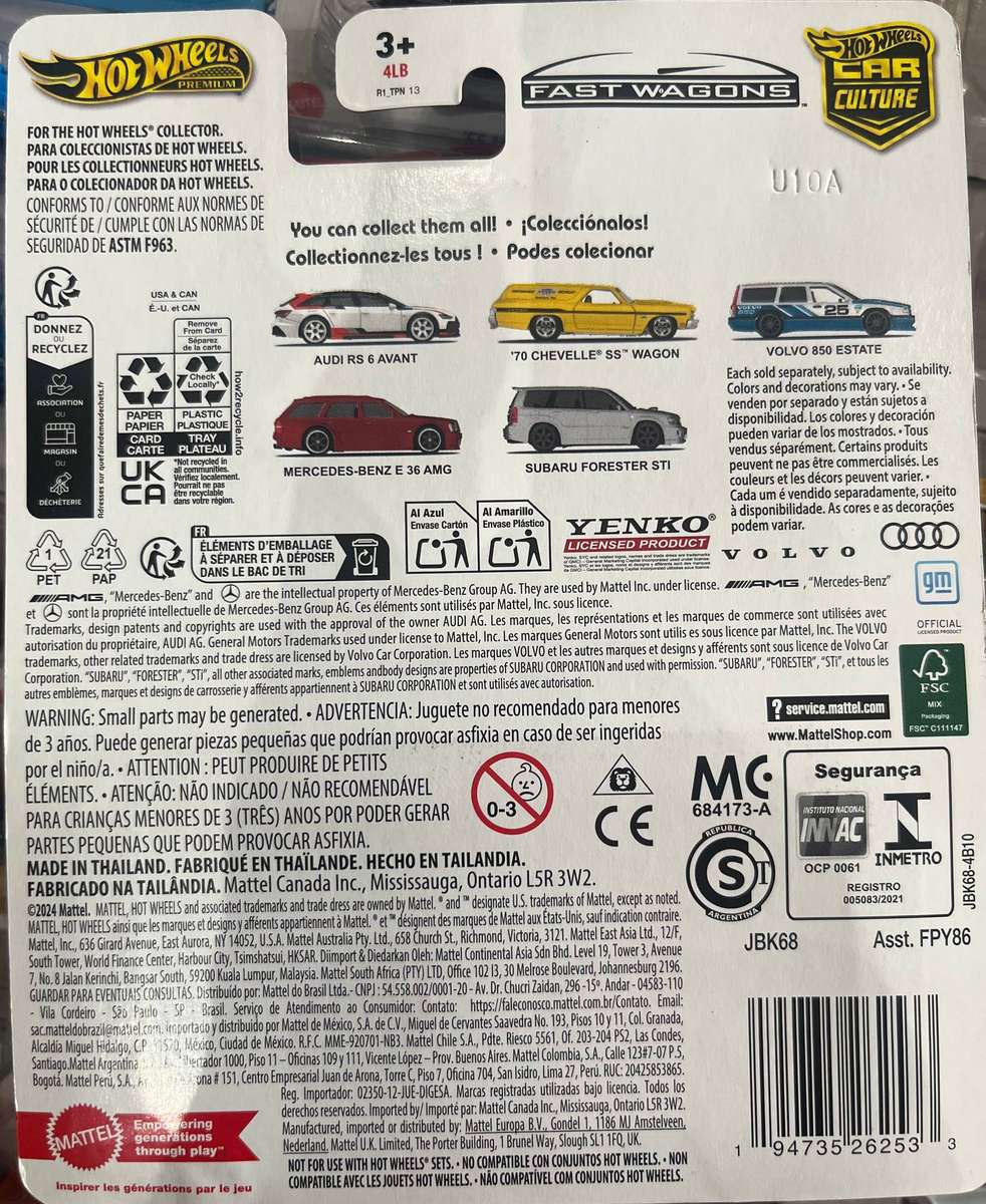 Hot Wheels call culture Volvo Fast wagons
