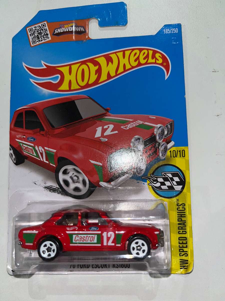 Hot wheels Ford escort red.  Scarce