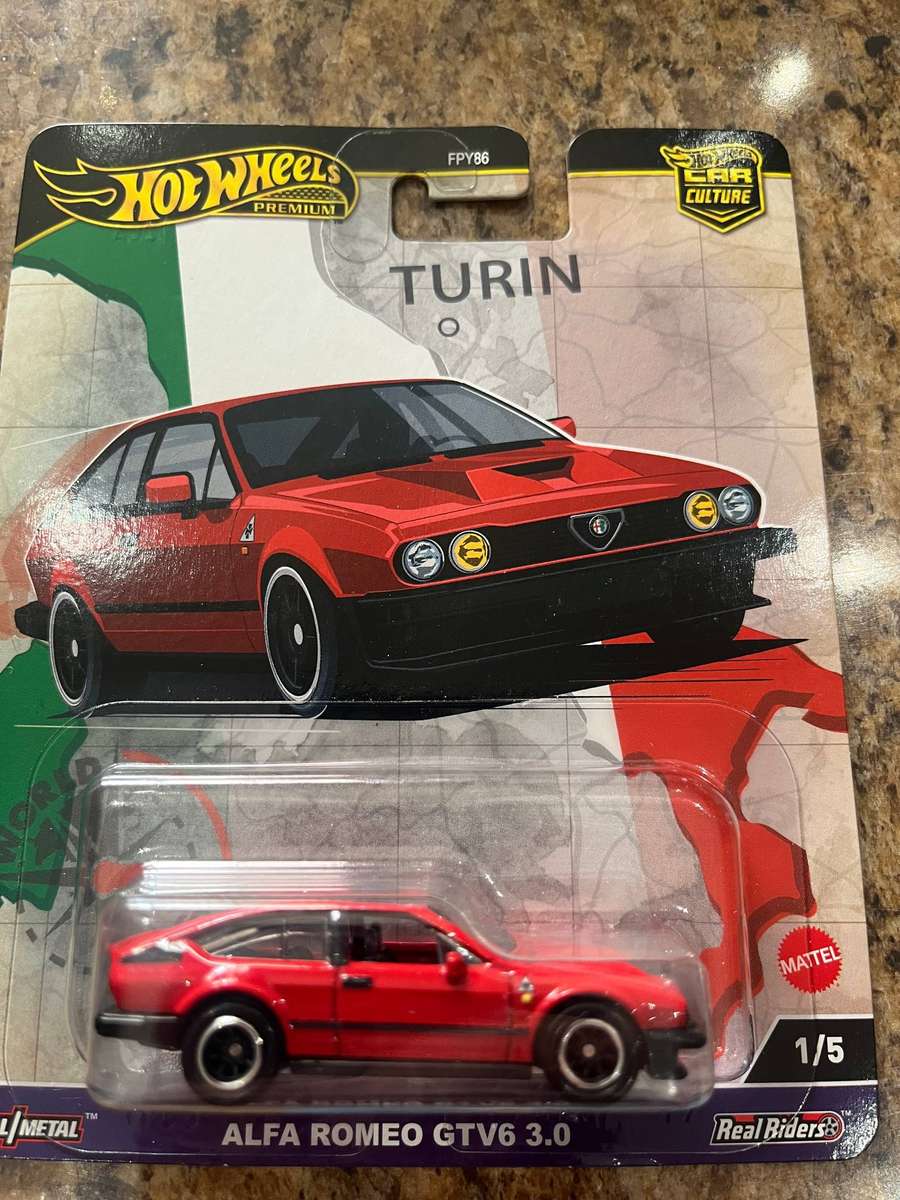 Hot wheels Alfa Romeo GTV.  Real riders