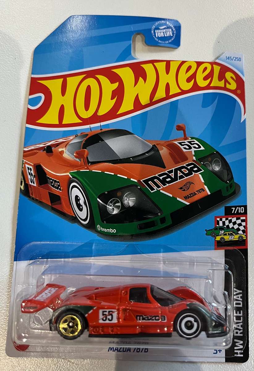Hot wheels Mazda 787B long card