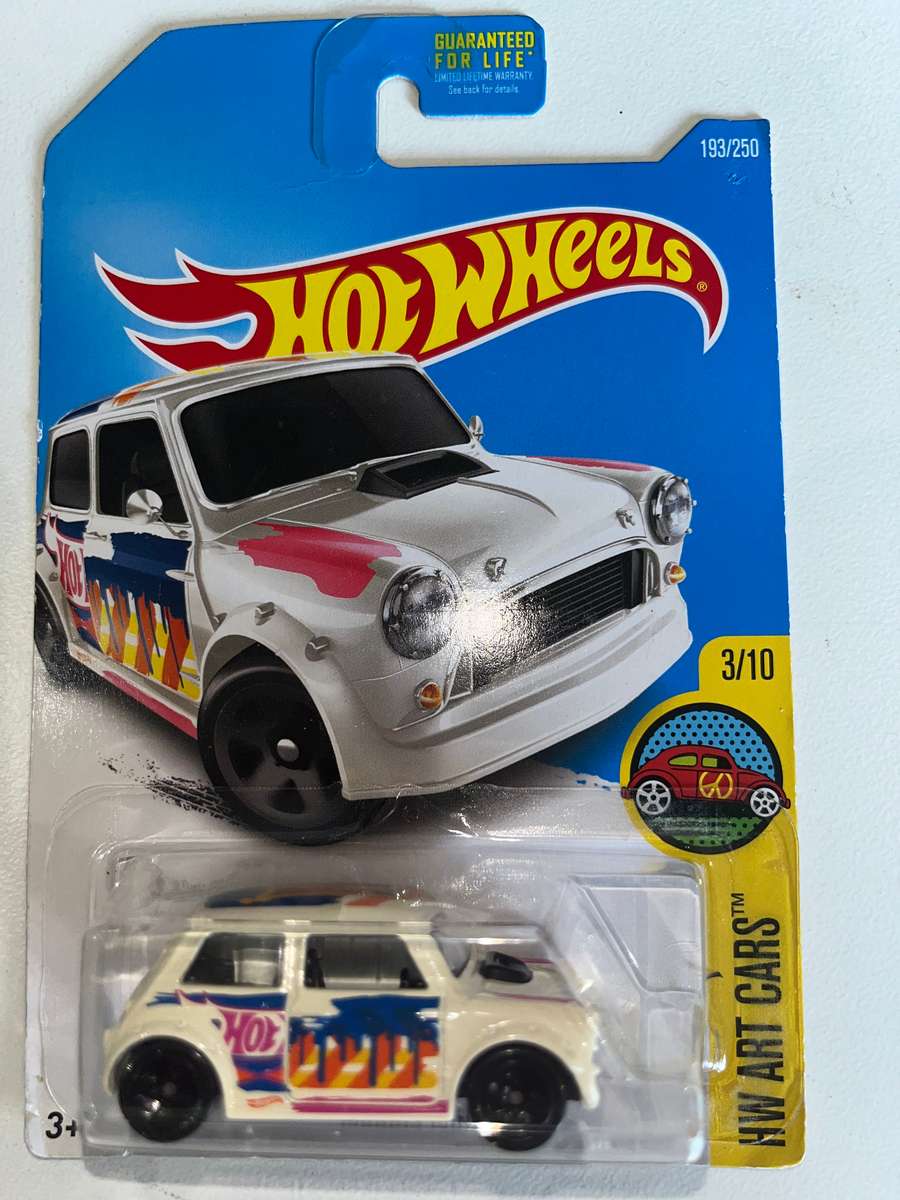 Collectable Cars - Hot wheels Mini Cooper art white for sale in ...