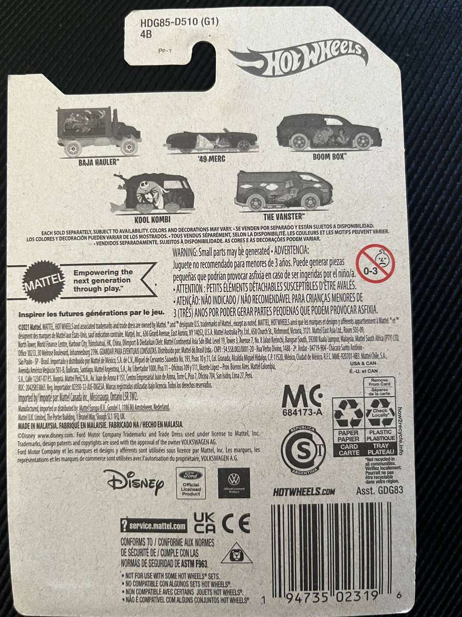 Hot wheels Volkswagen Kool kombi. The night before Christmas. Import