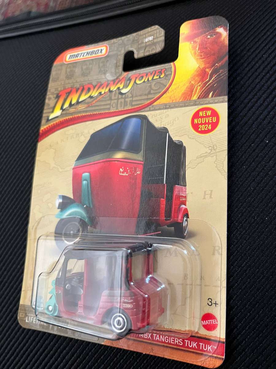 Matchbox Indiana Jones Tuc  tuc 1/64 scale long card import