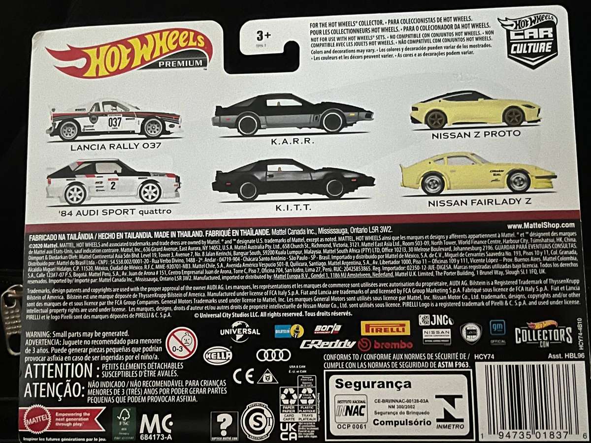 Hot wheels knight rider 2 pack import.  Scarce.