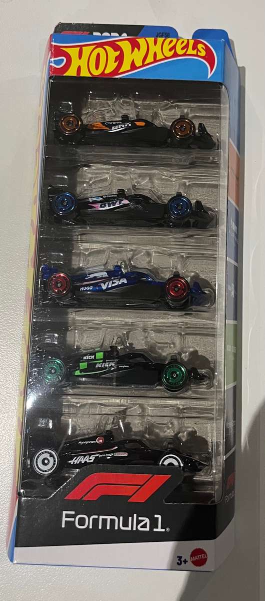 Hot wheels formula one F1 5 pack