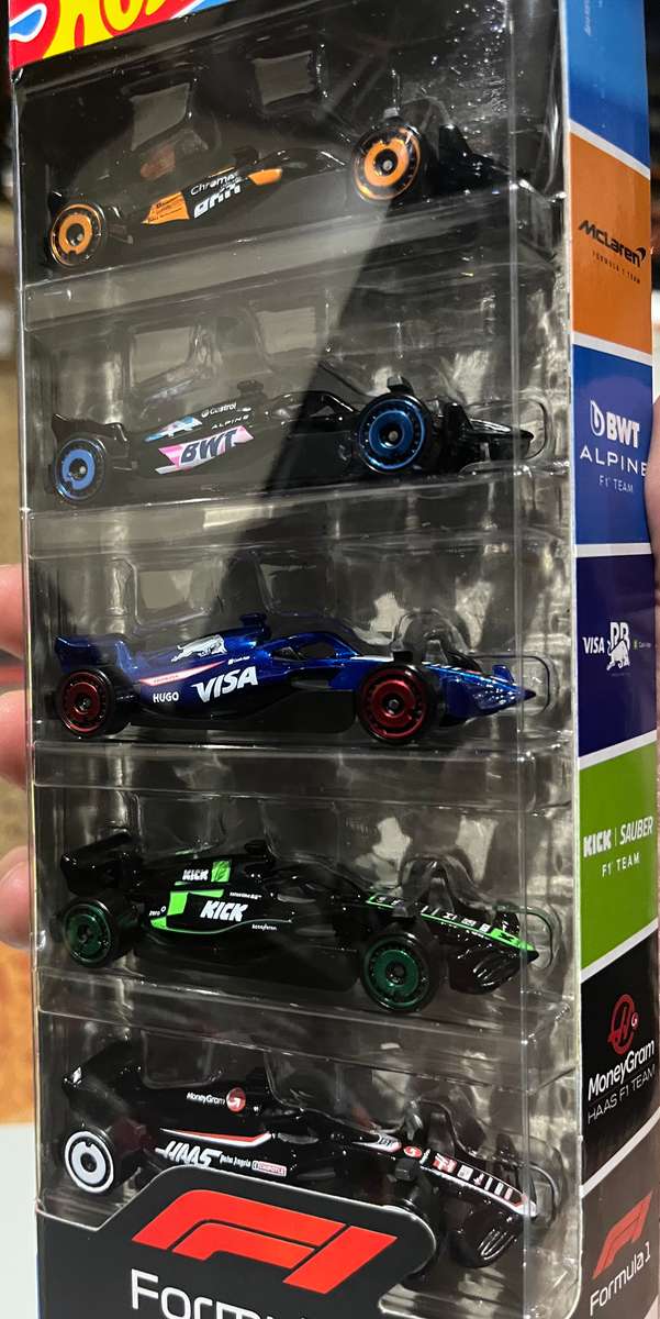 Hot wheels formula one F1 5 pack