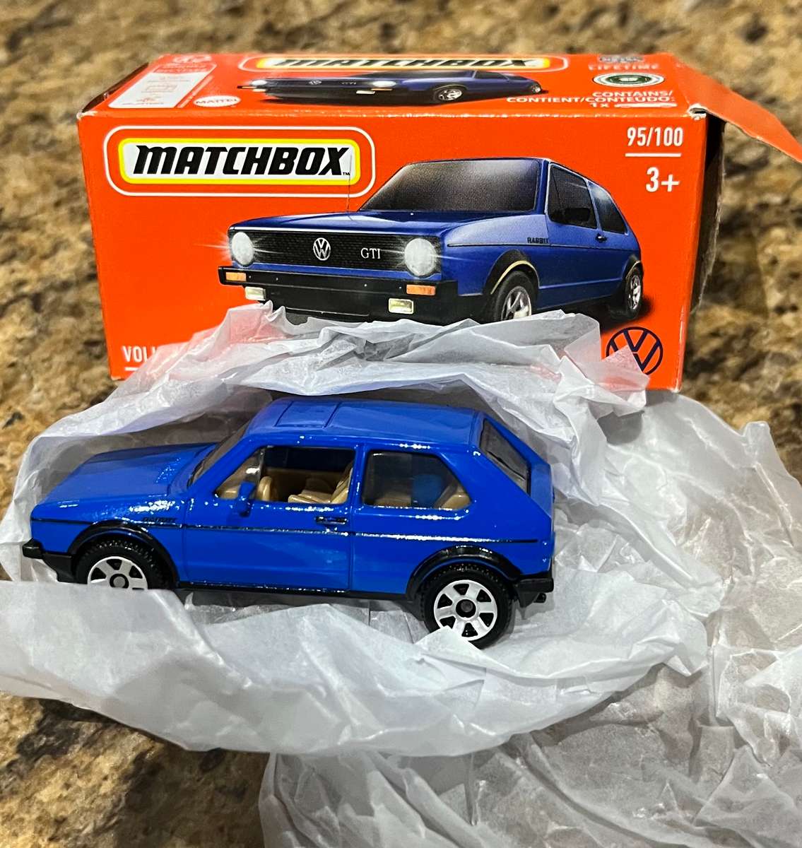 Matchbox Volkswagen Golf boxed import