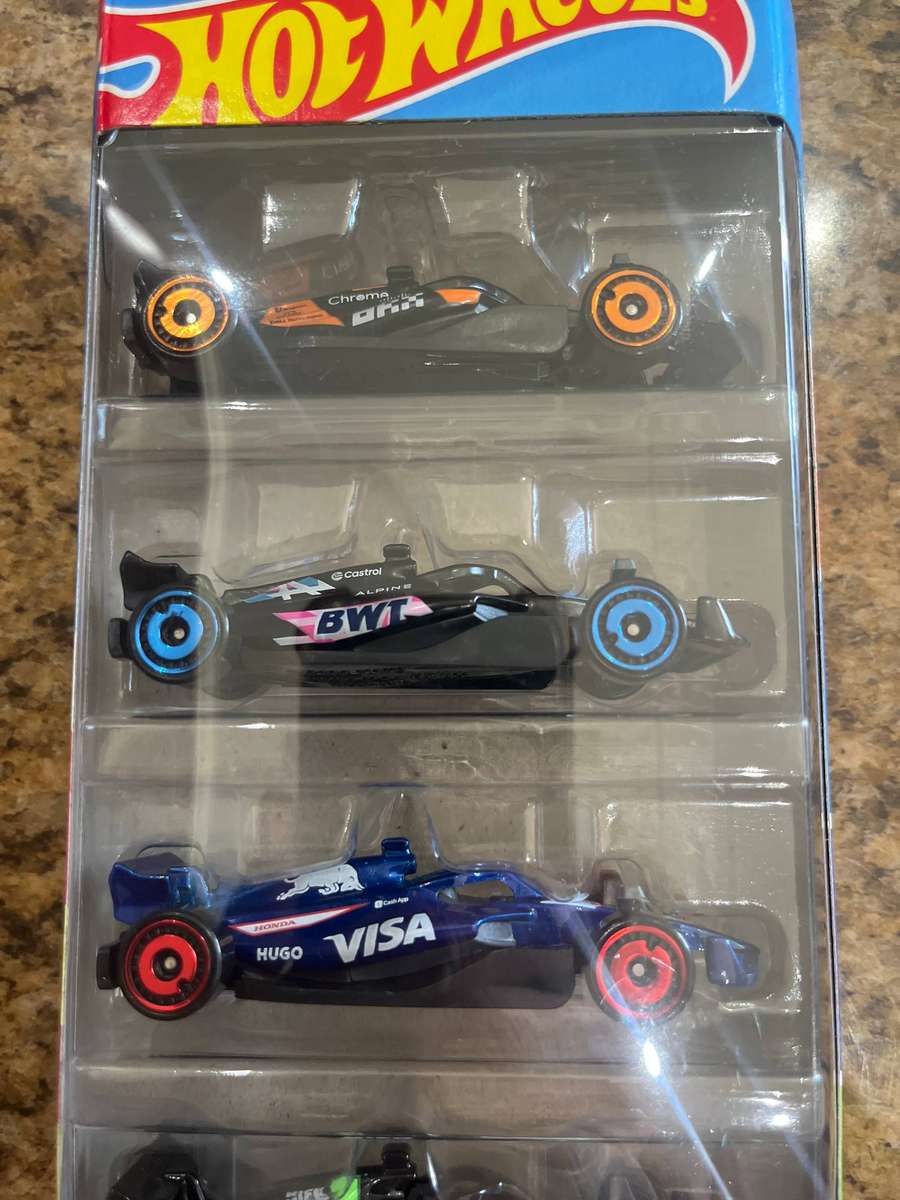 Hot Wheels five pack Formula 1 set