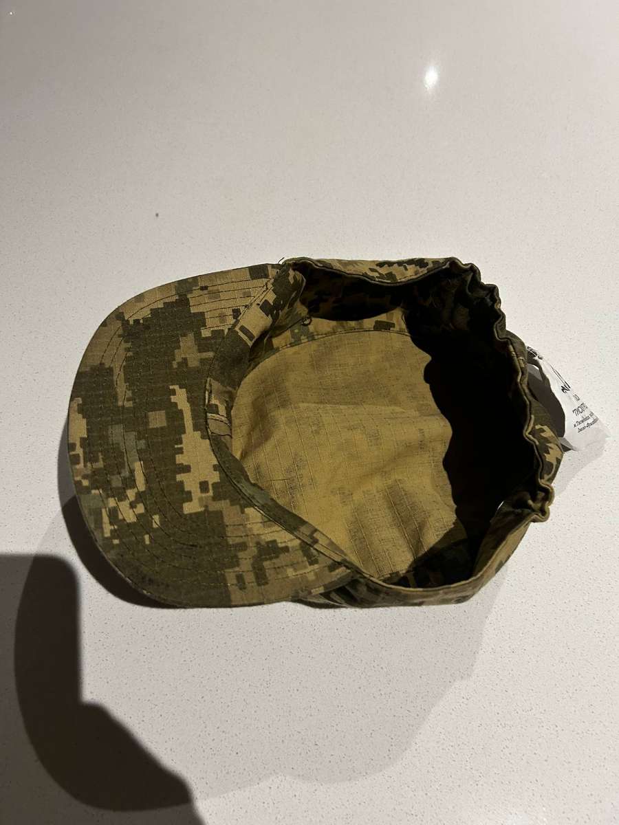 Ukrainian camouflage assault team cap