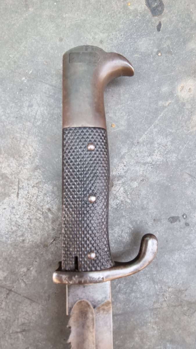 KS98 SAWBACK BAYONET USED BY SHUTZTRUPPE IN DSWA