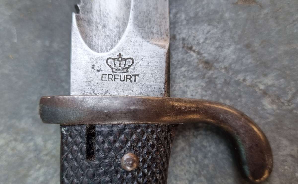 KS98 SAWBACK BAYONET USED BY SHUTZTRUPPE IN DSWA