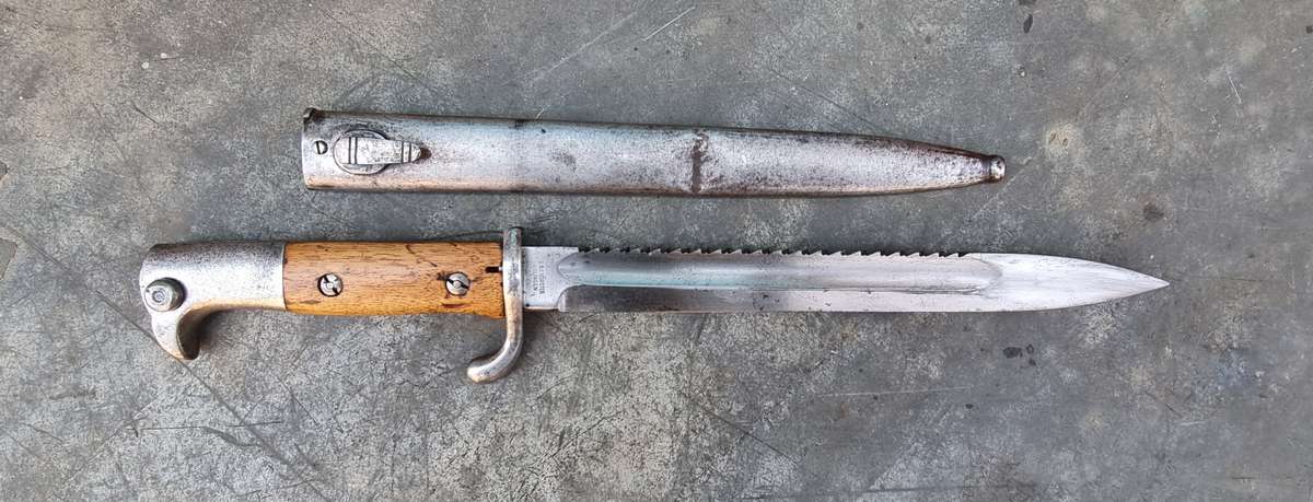 KS98 SAWBACK BAYONET DSWA , SCHUTZTRUPPE