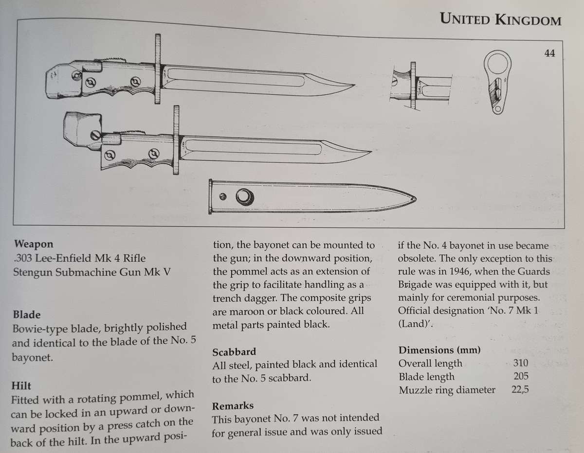 NO7 BRITISH BAYONET