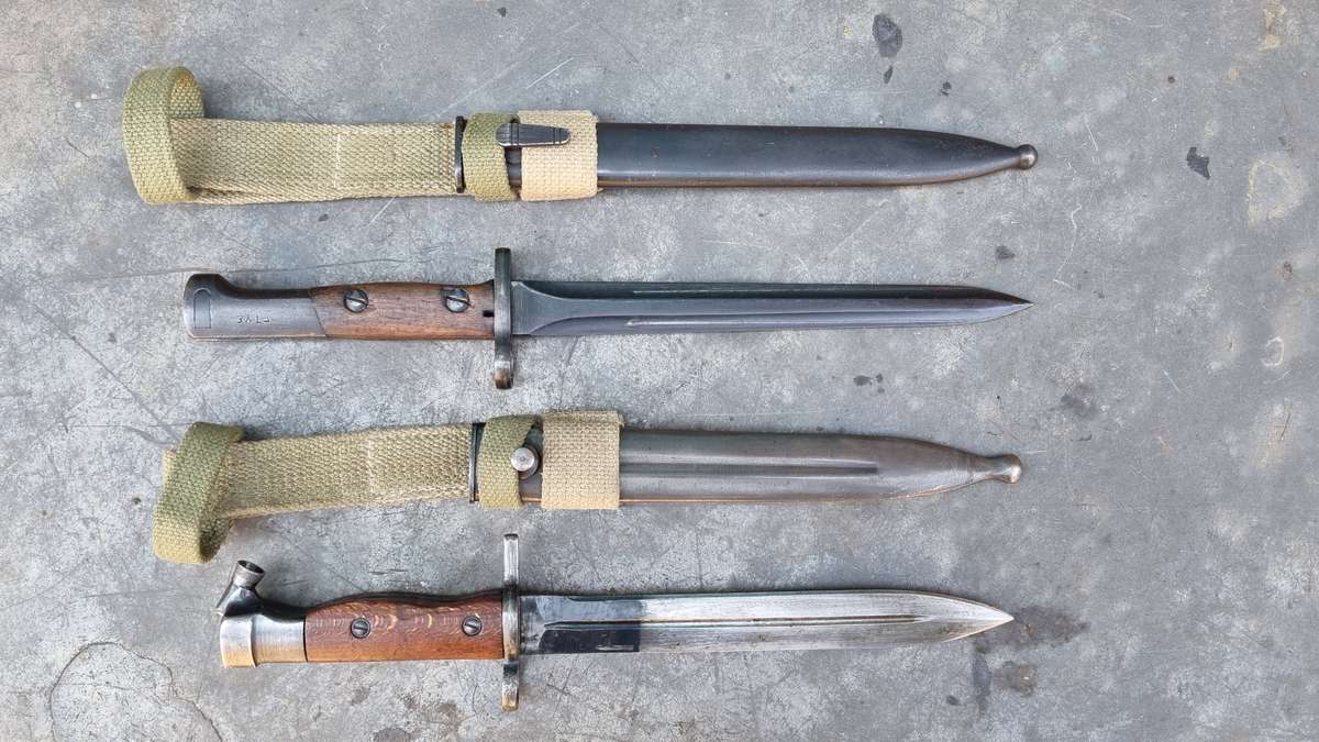 A HAKIM AND A FN49 EGYPTIAN BAYONET