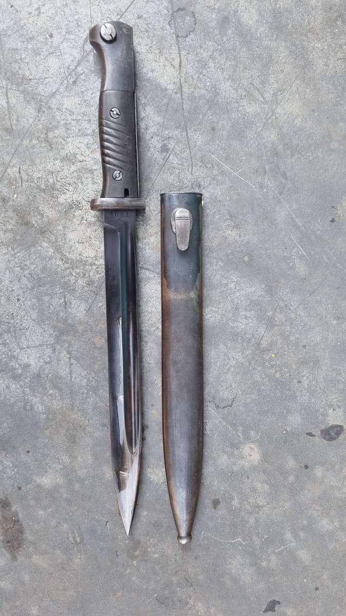 GERMAN SG84/98 BAYONET , REUSED BY AN ARAB ARMY