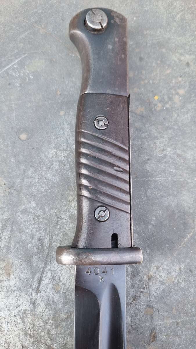 GERMAN SG84/98 BAYONET , REUSED BY AN ARAB ARMY