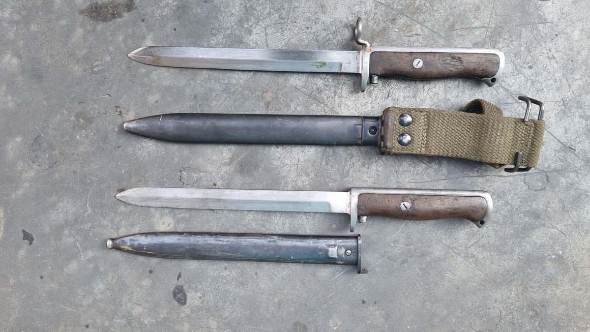 PAIR OF NORWEGIAN BAYONETS