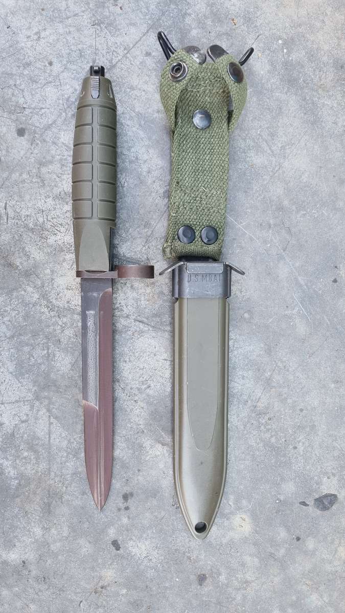 NORWEGIAN G3 BAYONET (us m8a1 scabbard conversion)