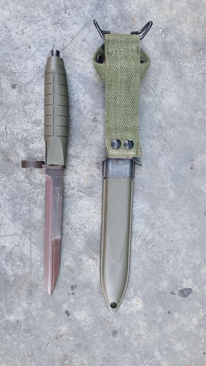 NORWEGIAN G3 BAYONET (us m8a1 scabbard conversion)