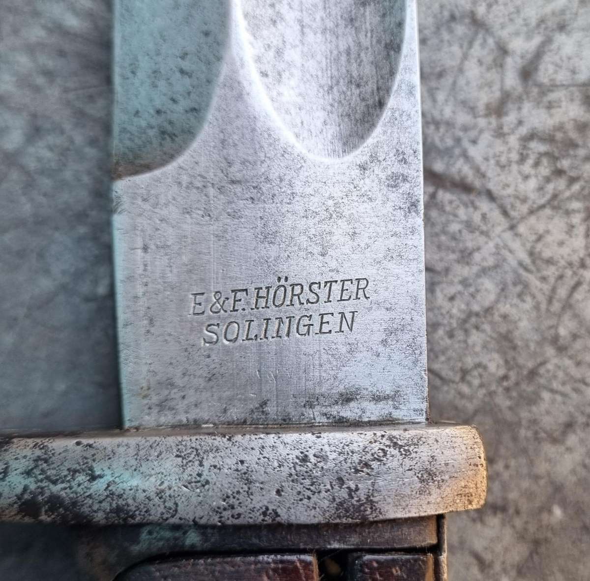 GERMAN WW1 BAYONET , MODEL 98/05 , KNOWN AS THE BUTCHER BAYONET