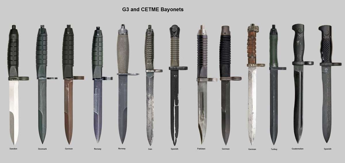 NORWEGIAN G3 BAYONET (WOOD FINISH SCABBARD)