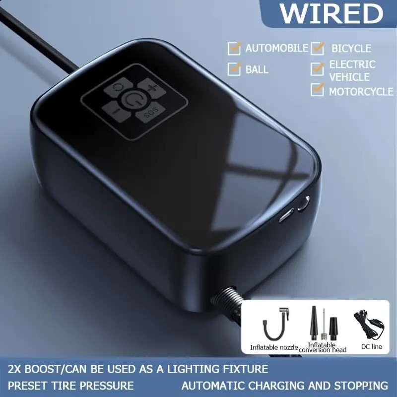 Portable Car Air Compressor Inflator Wireless