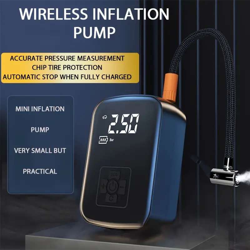 Portable Car Air Compressor Inflator Wireless