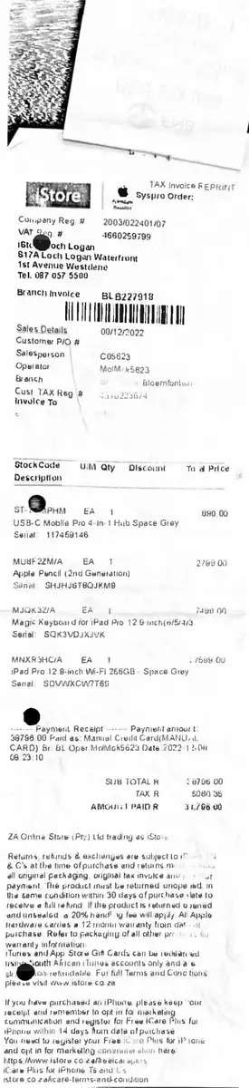 iPad Pro 12.9 M2 Plus Keyboard and Apple Pencil