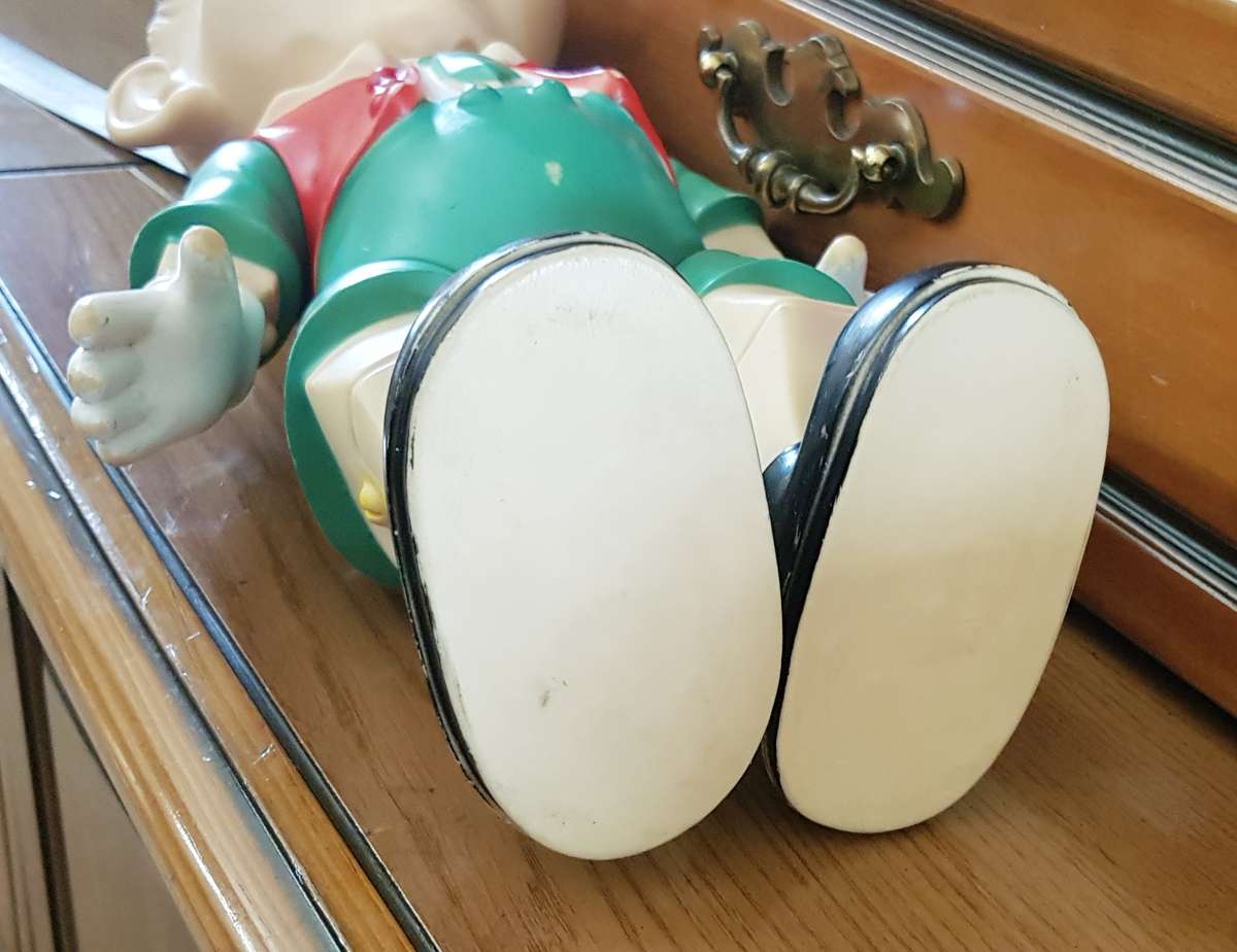 Rare PINOCCHIO rubber figurine (1960's) - good condition