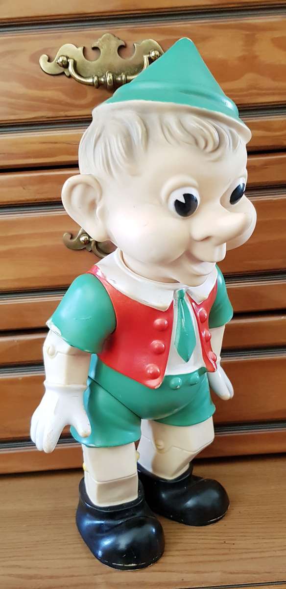 Rare PINOCCHIO rubber figurine (1960's) - good condition